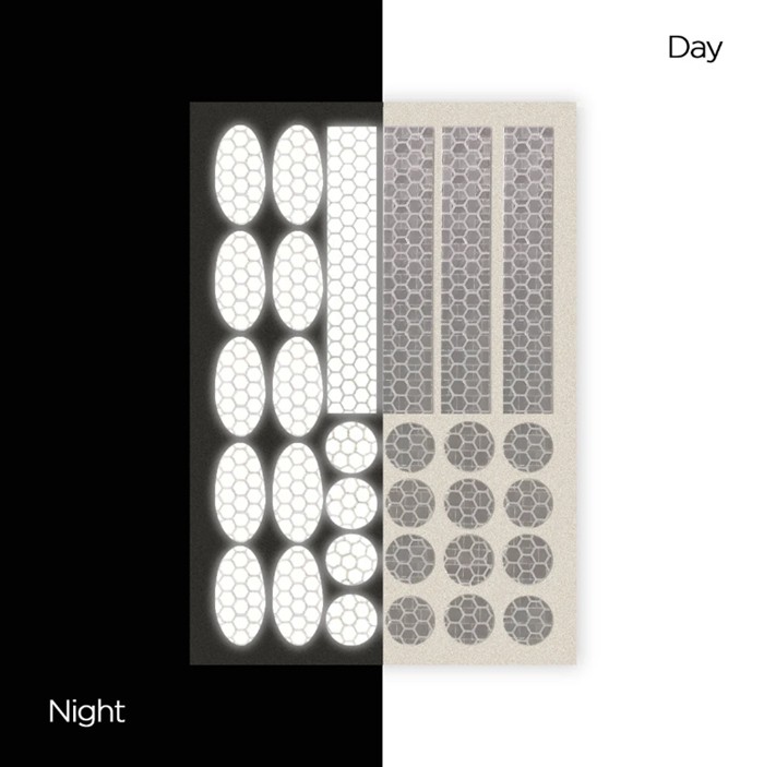 Reflective Stickers - Peel and Stick Decals